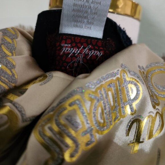 Baby Phat Denim jacket with faux-fur trimmed hood (Dark Denim), Size 2-4, USED - Picture 7 of 16